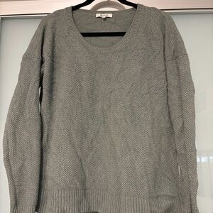Madewell size L green/grey oversized sweater